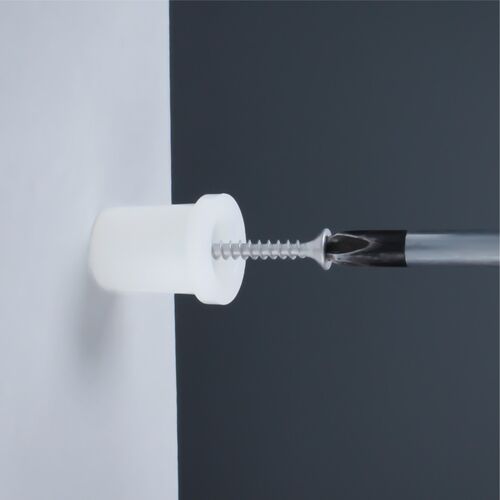 Buchstabenbefestigung Wandabstand 22mm zum verschrauben schrauben