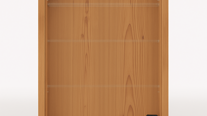 Vitrine Medizinschrank in dem Dekor Cottage Pine Antique